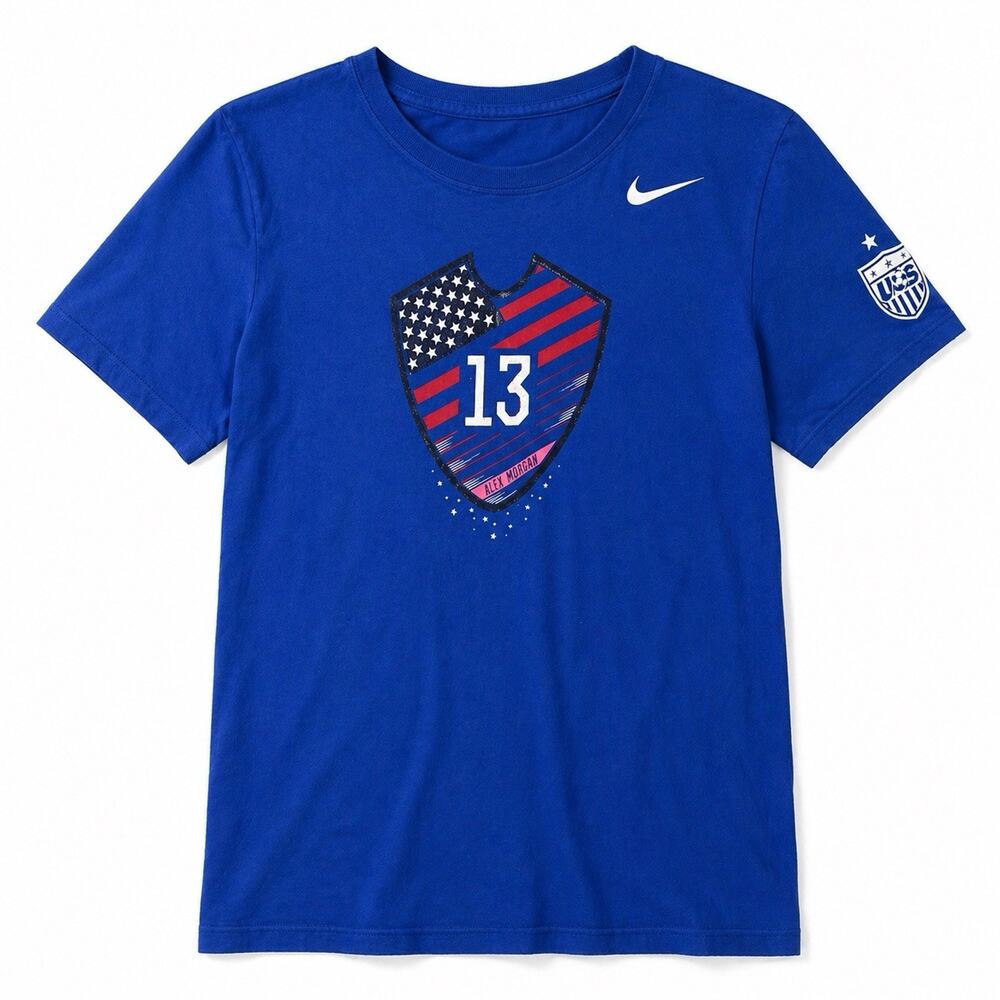 Alex Morgan NIKE USA WOMEN'S SOCCER TEAM #13 T SHIRT Womens XL